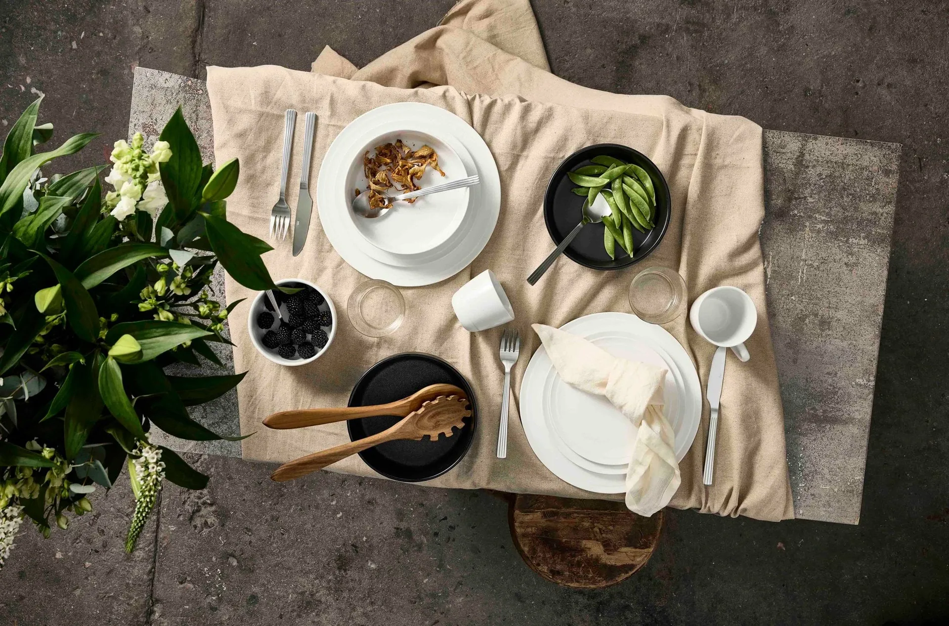 Piatto da zuppa Raw Ø 19,4 cm, Pure Porcelain Aida