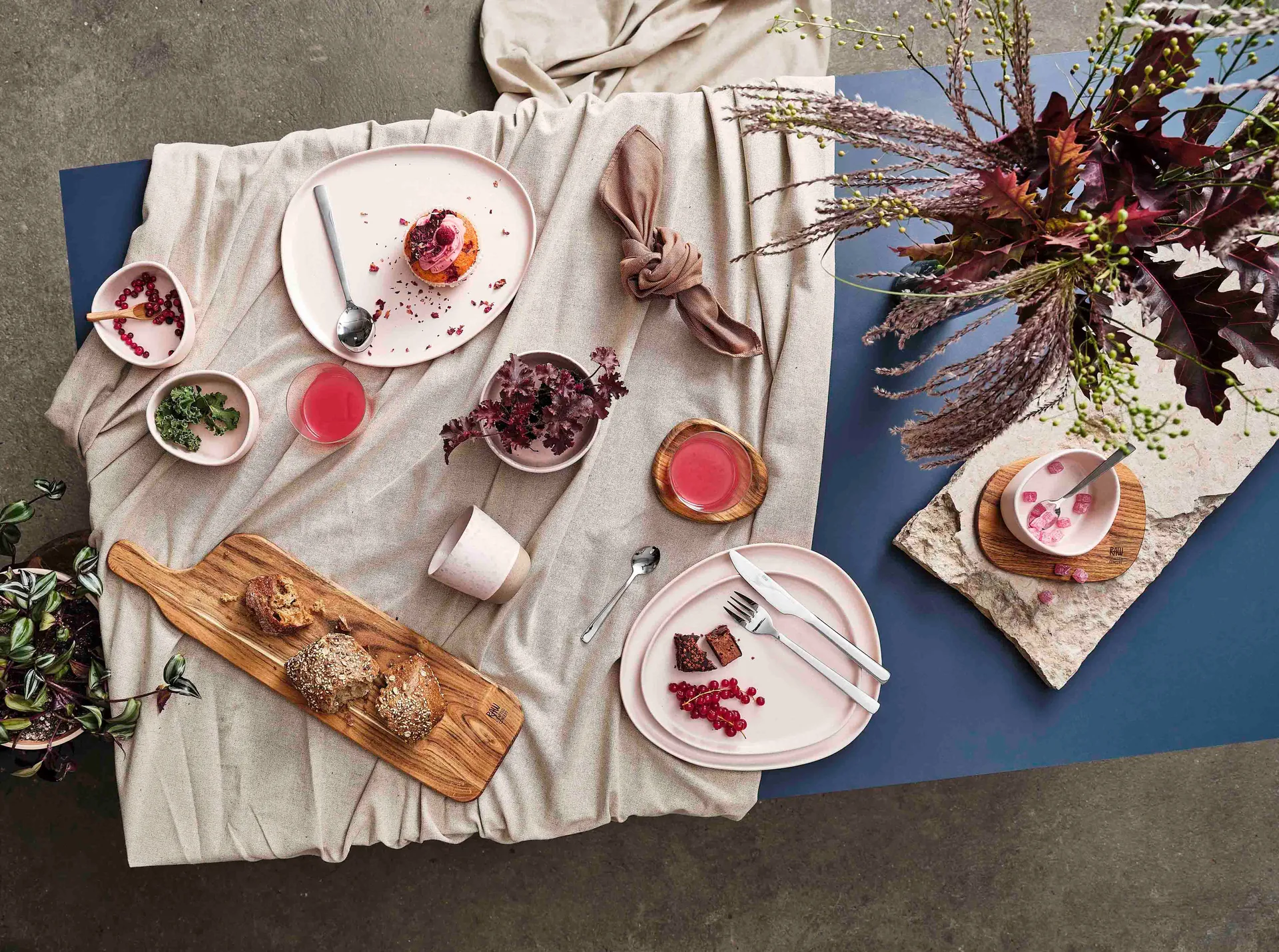 Piatto fondo Raw Organic 24x21 cm, Nordic Nude Aida