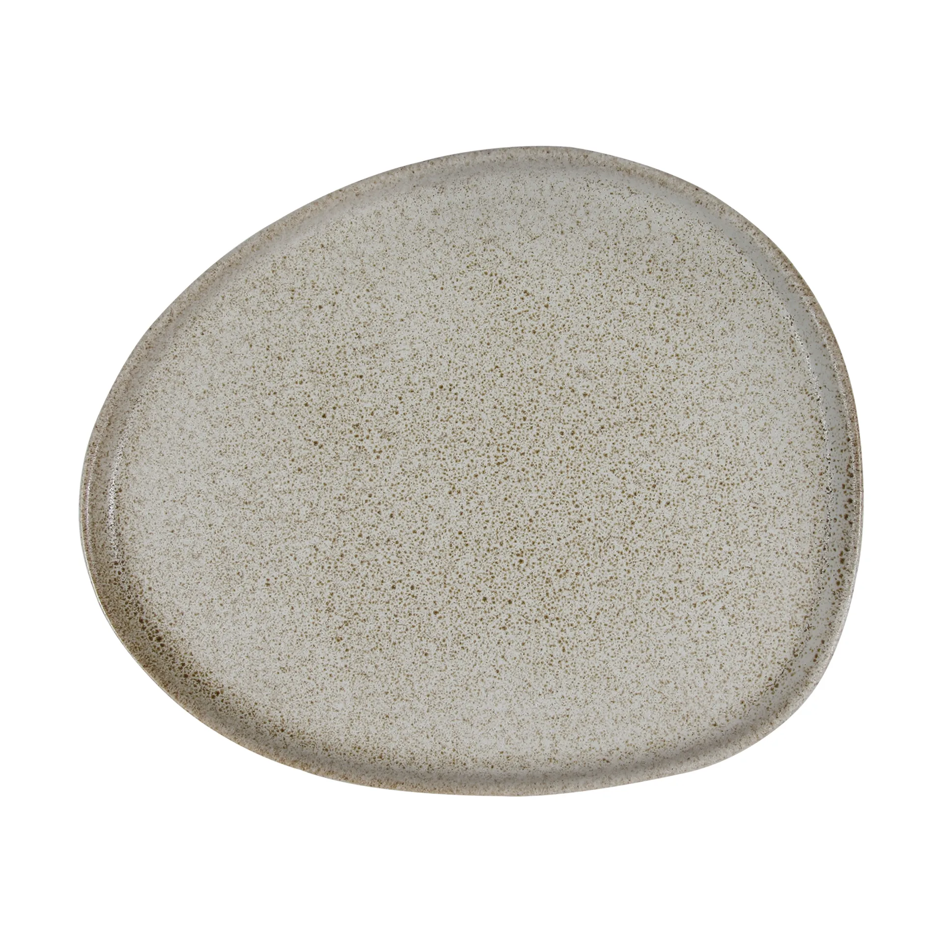 Piatto fondo Raw Organic 24x21 cm, Sandy beige Aida