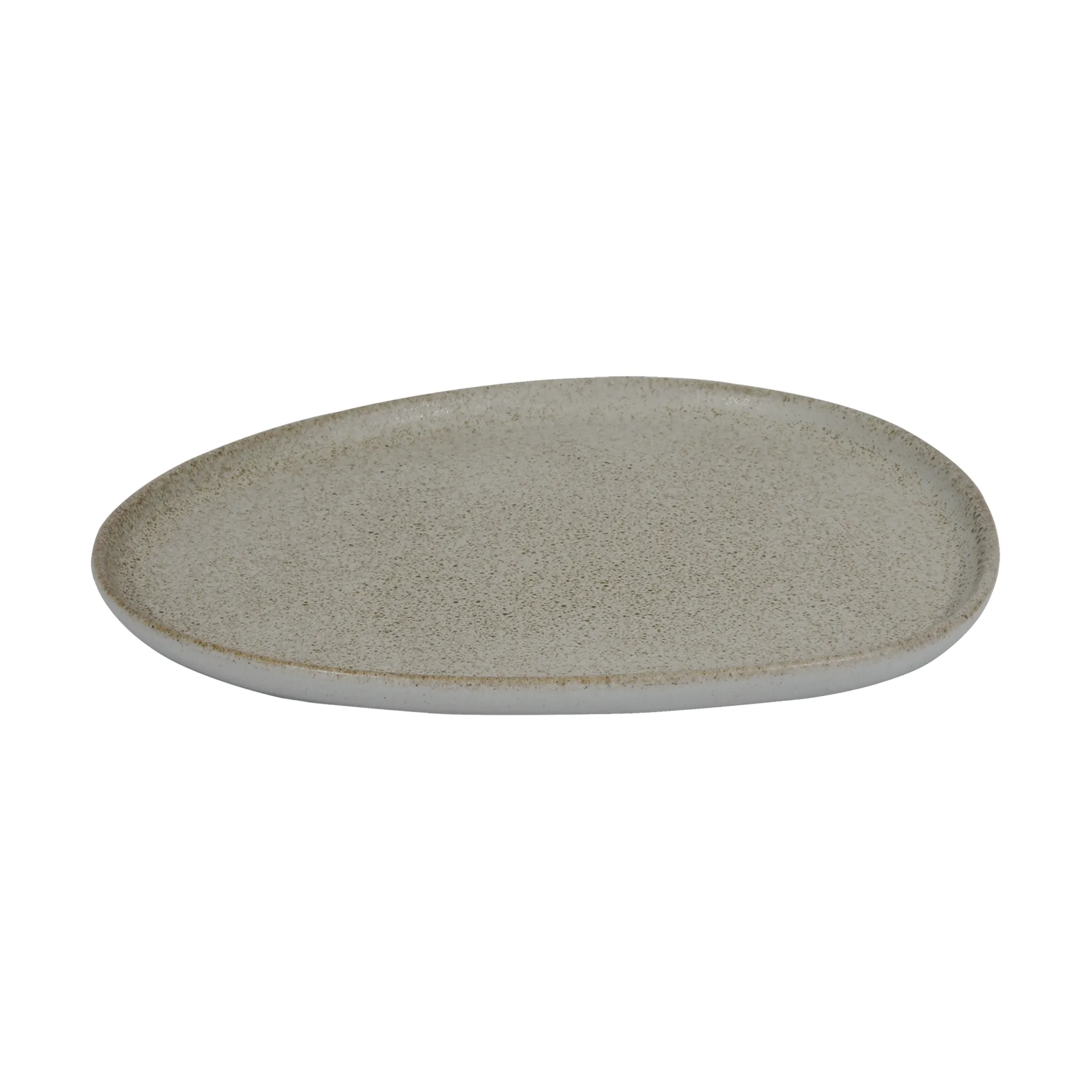 Piatto fondo Raw Organic 24x21 cm, Sandy beige Aida