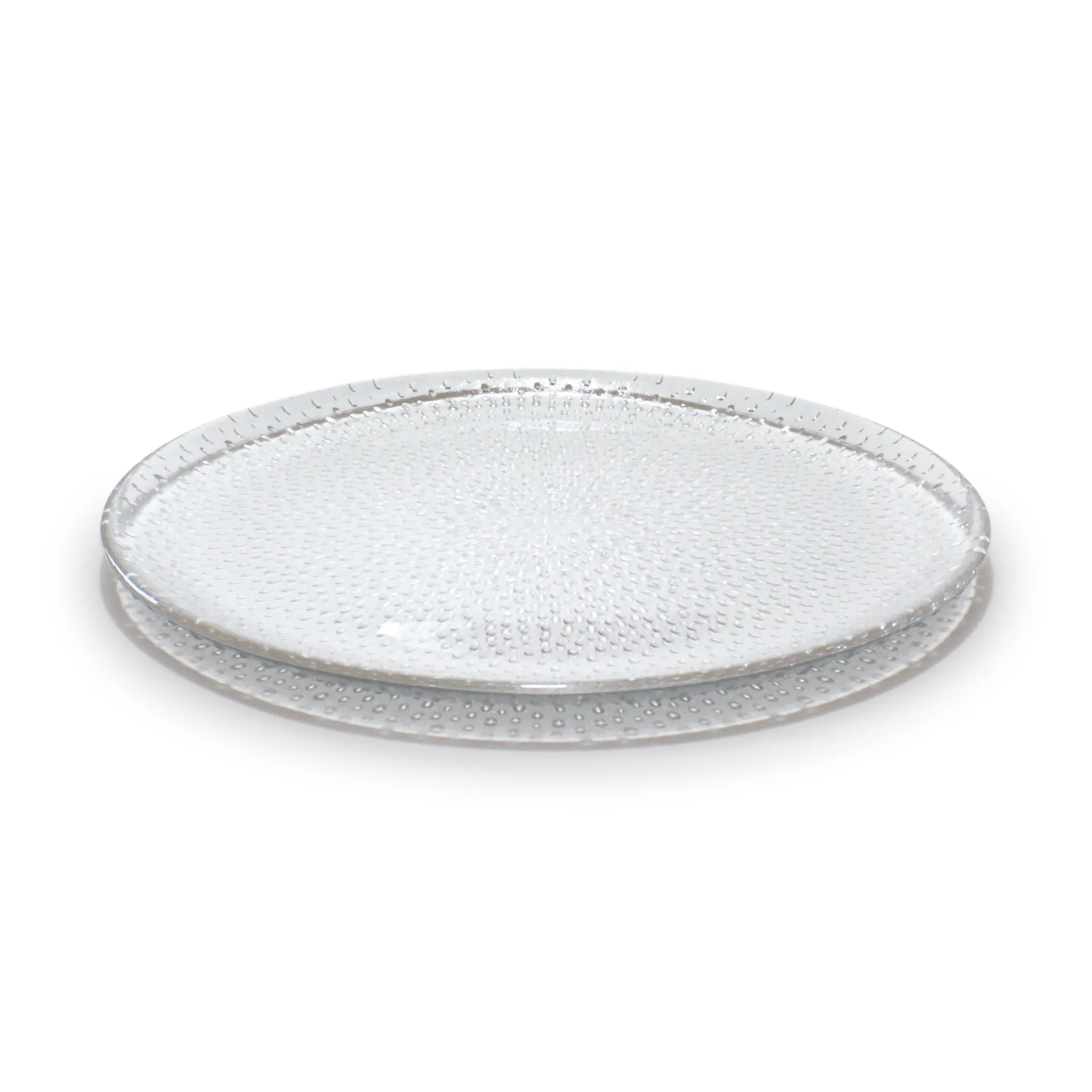 Piatto in vetro Raw Ø 22,5 cm, Trasparente Aida