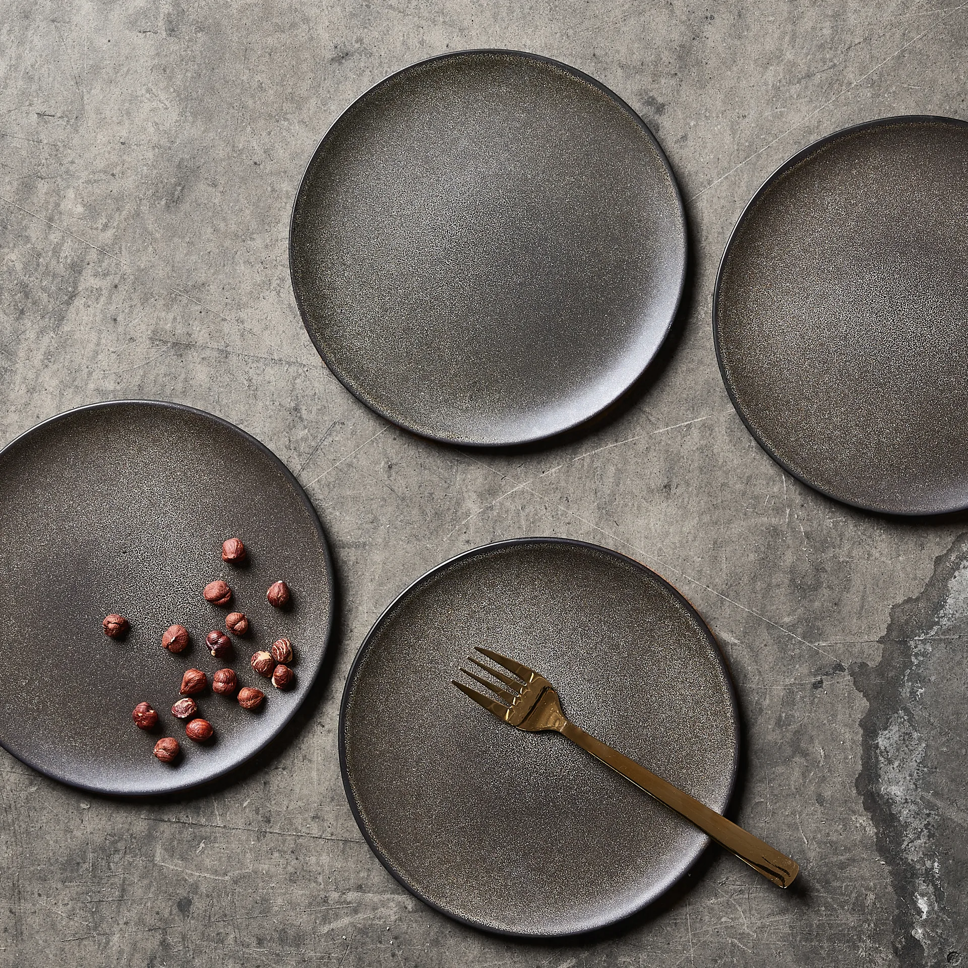 Piatto Raw Ø 20 cm, Forest brown Aida