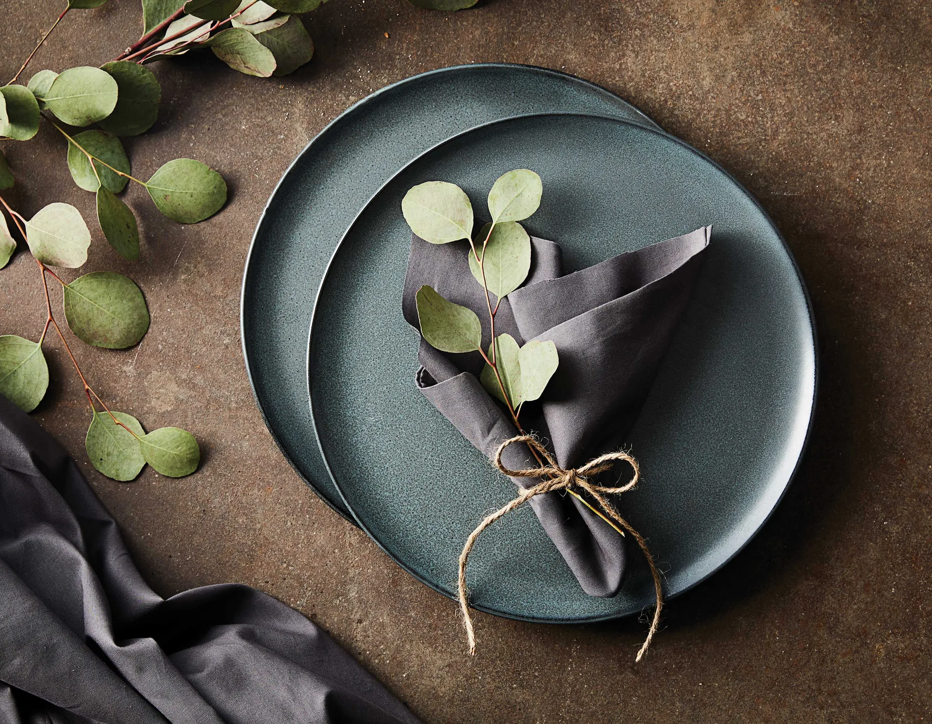 Piatto Raw Ø 23 cm, Northern green Aida