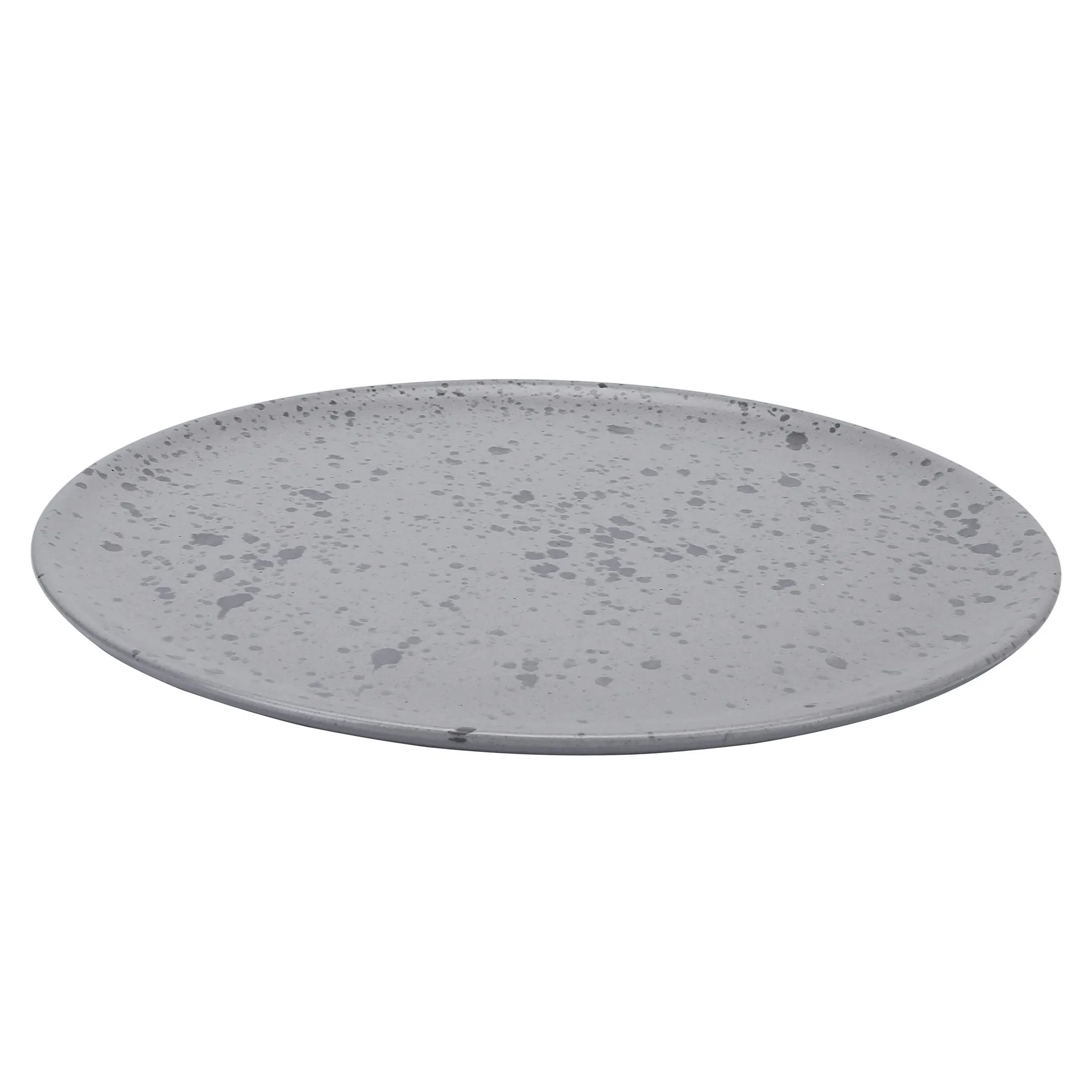 Piatto Raw Ø 28 cm, grigio a pois Aida