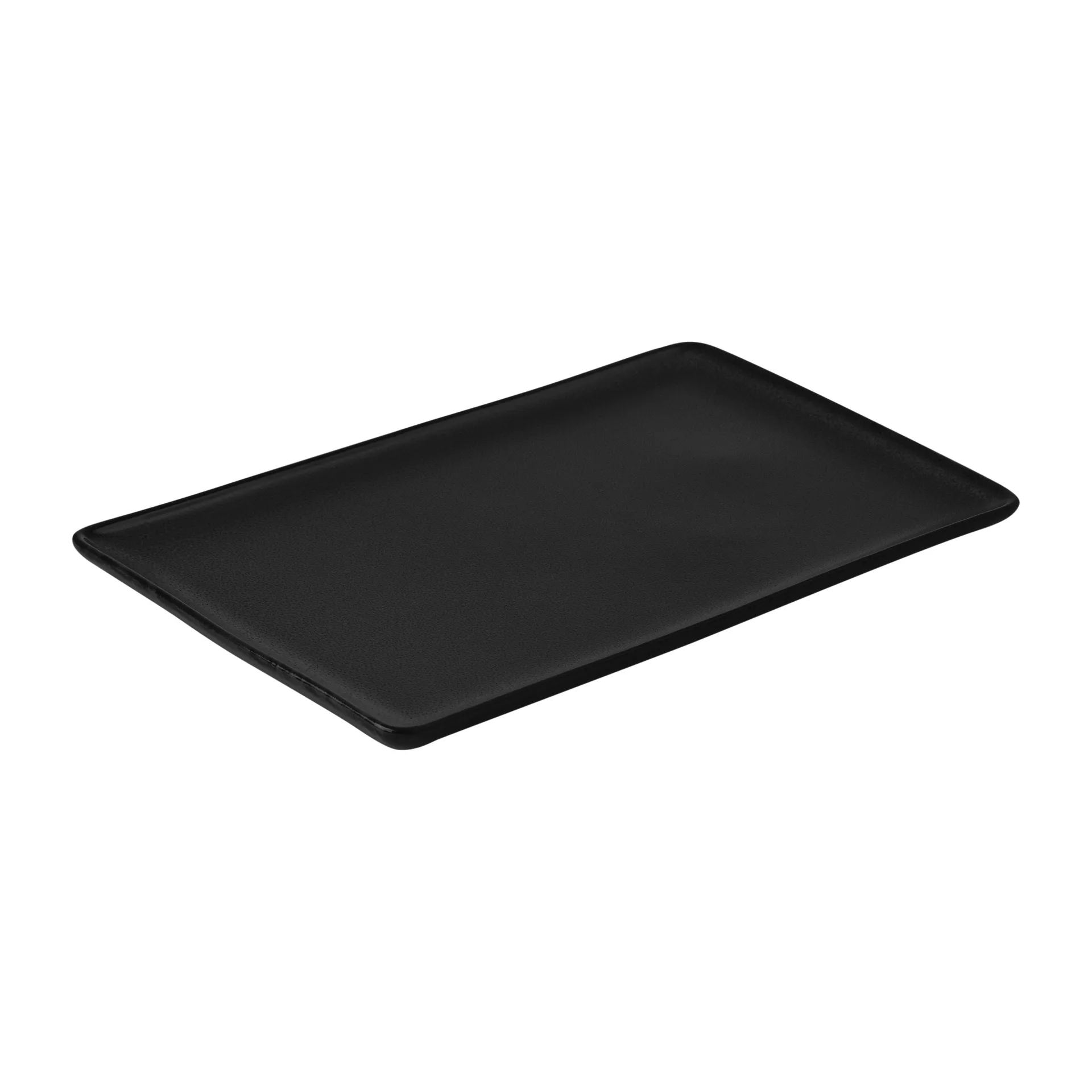 Piatto Raw 31,5x20 cm, Titanium black Aida