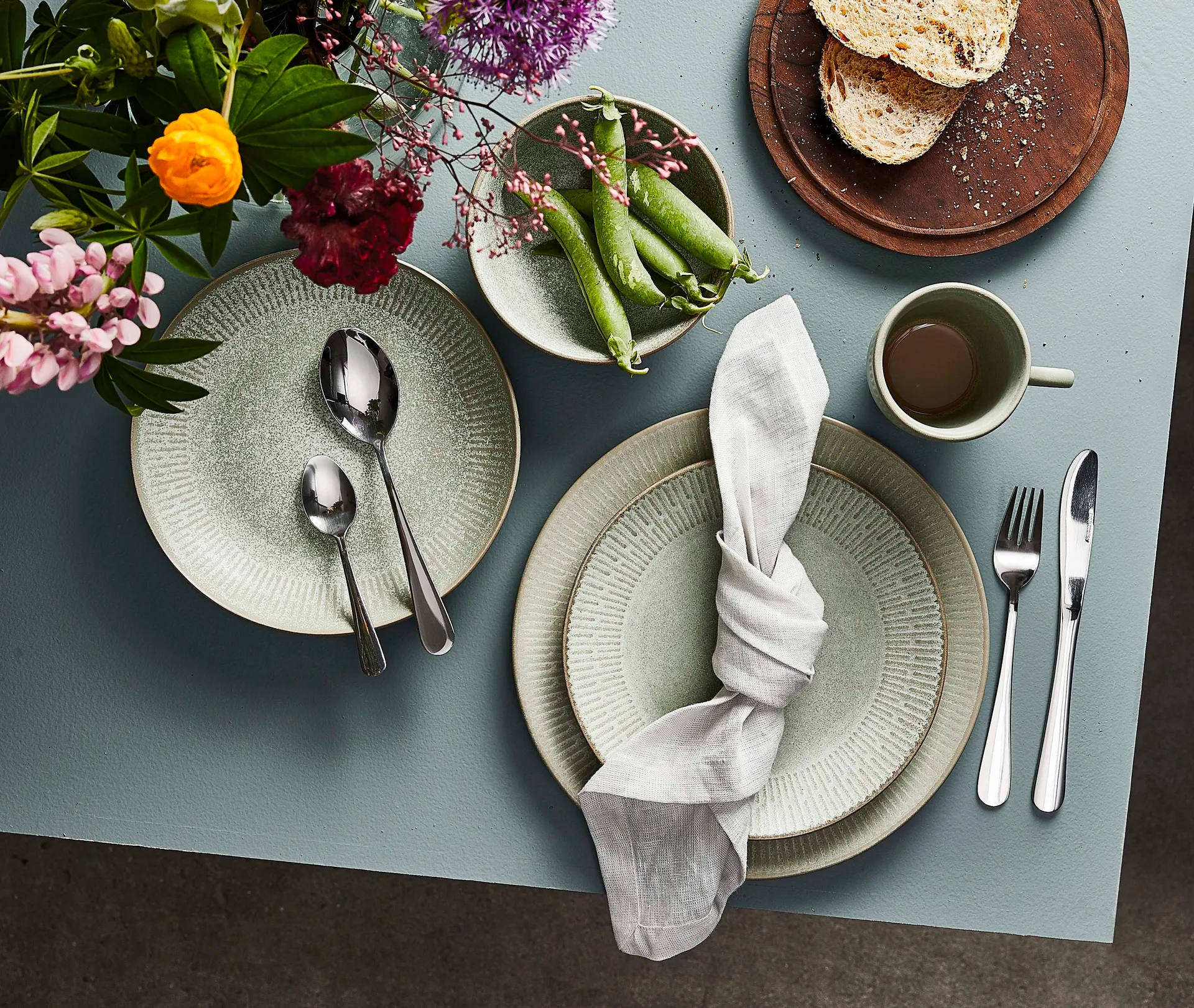 Piatto Relief 22 cm, verde Aida