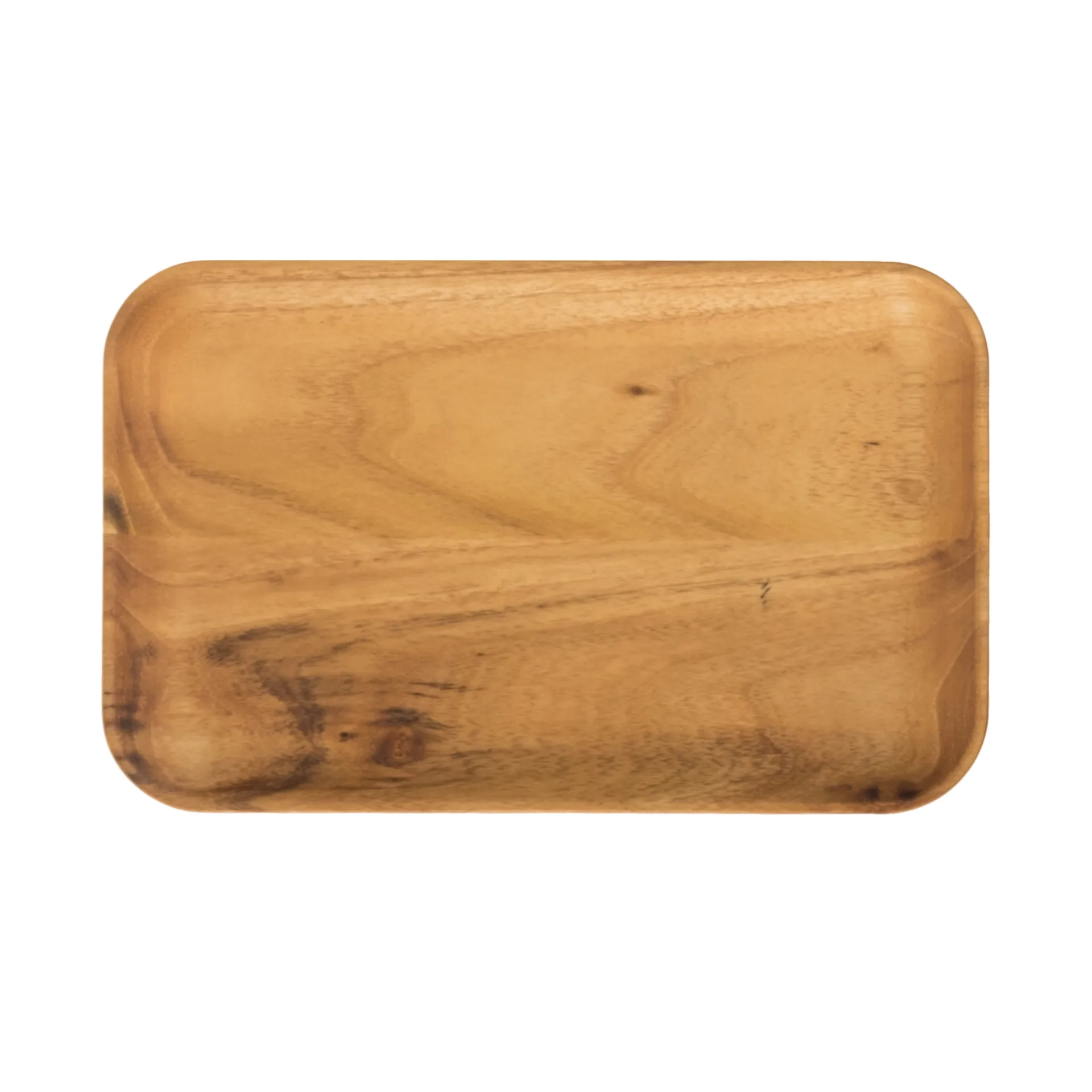 Piatto rettangolare Raw 23,7x14,9 cm, Wood Aida