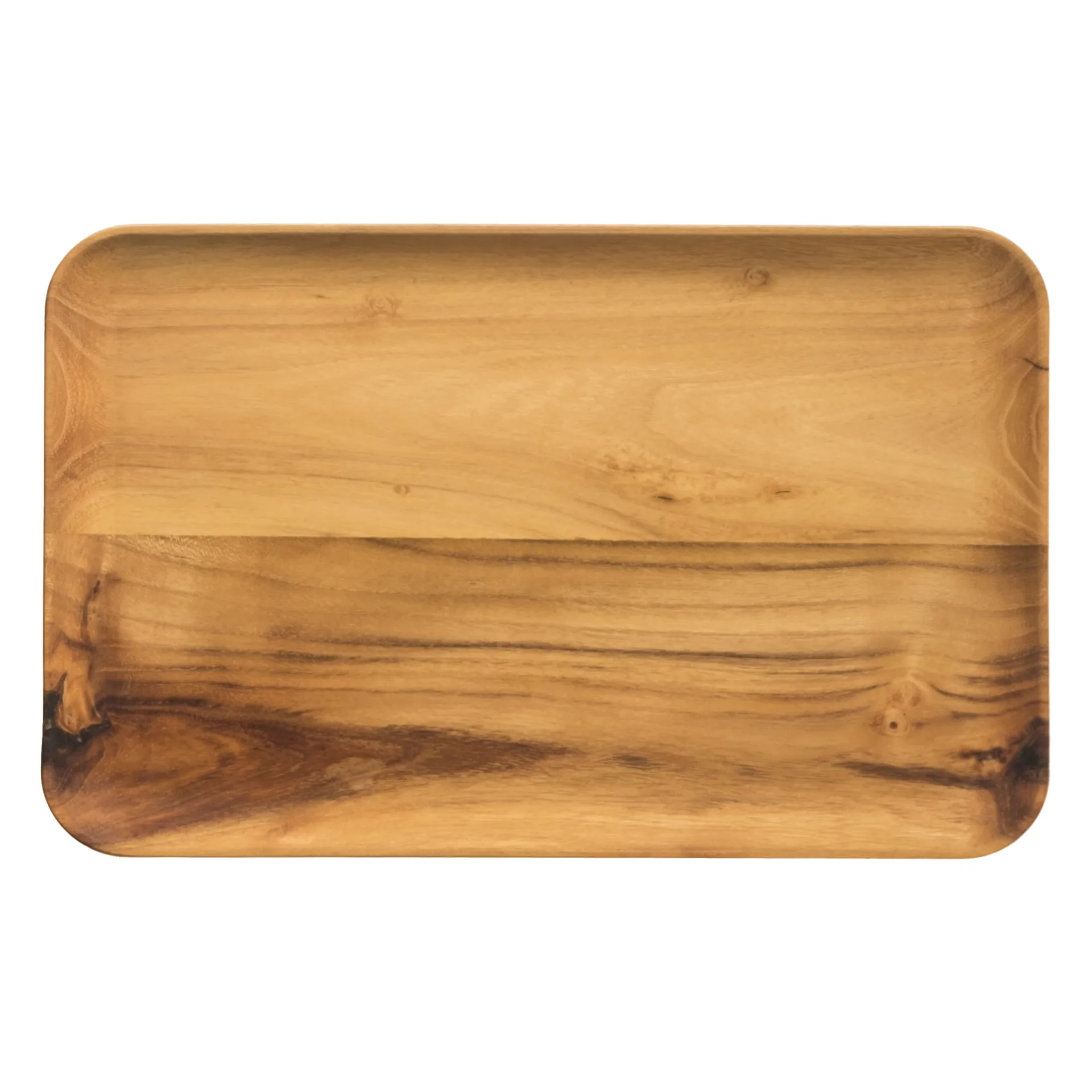 Piatto rettangolare Raw 31,7x20,2 cm, Wood Aida