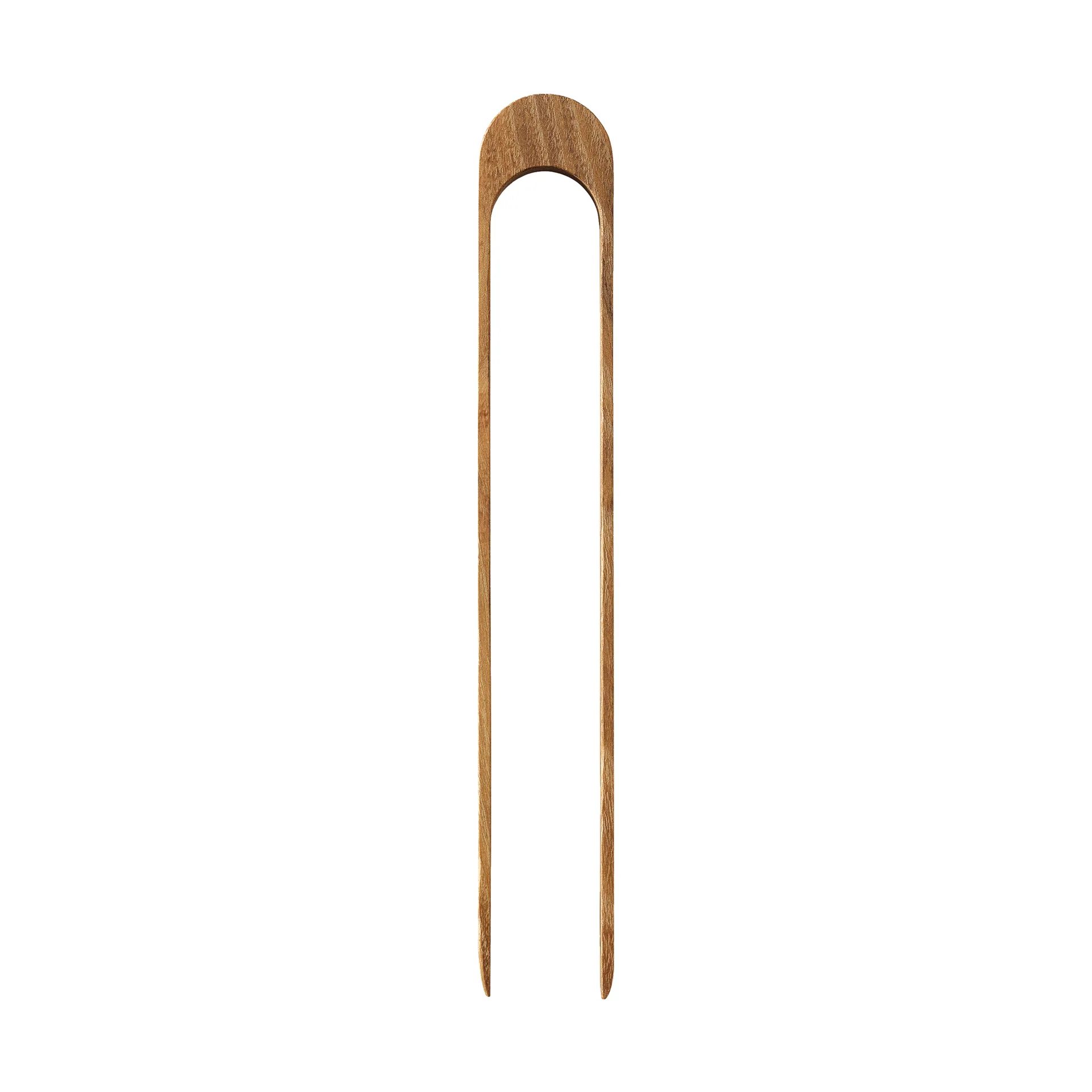 Pinza in teak grezzo 23 cm, Marrone Aida