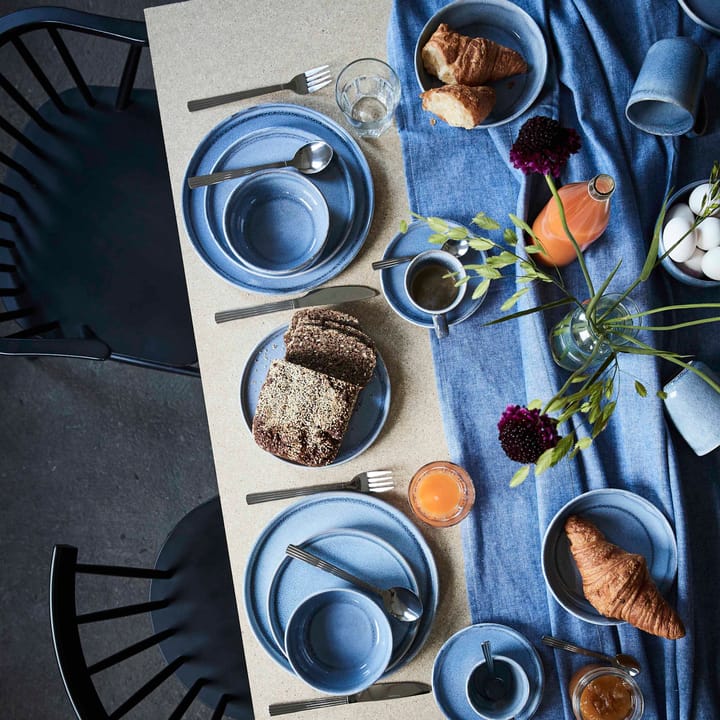 Tazza con piattino Søholm Sonja confezione da 2, Blu Aida