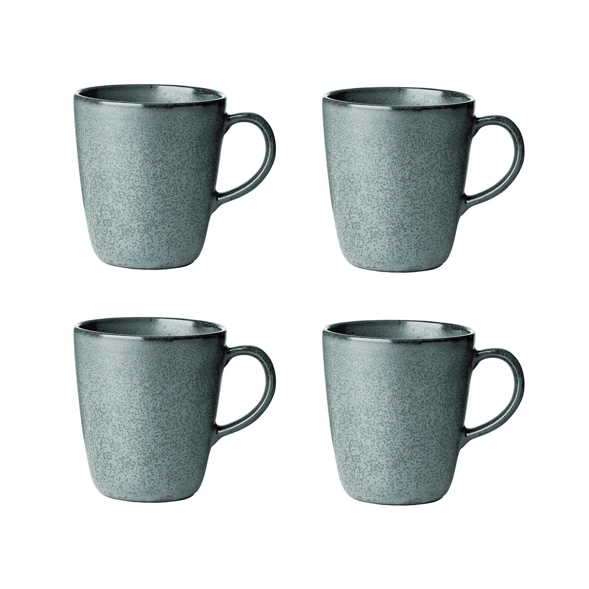 Tazza Raw con manico 35 cl confezione da 4, northern green Aida