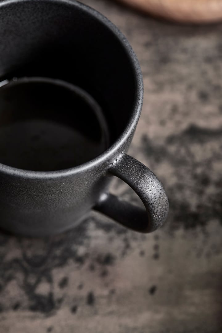 Tazza Raw con manico 35 cl, Titanium black Aida