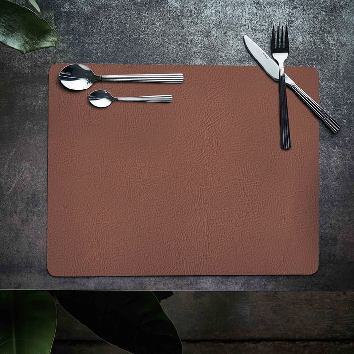 Tovaglietta Quadro 35x45 cm, cognac Aida