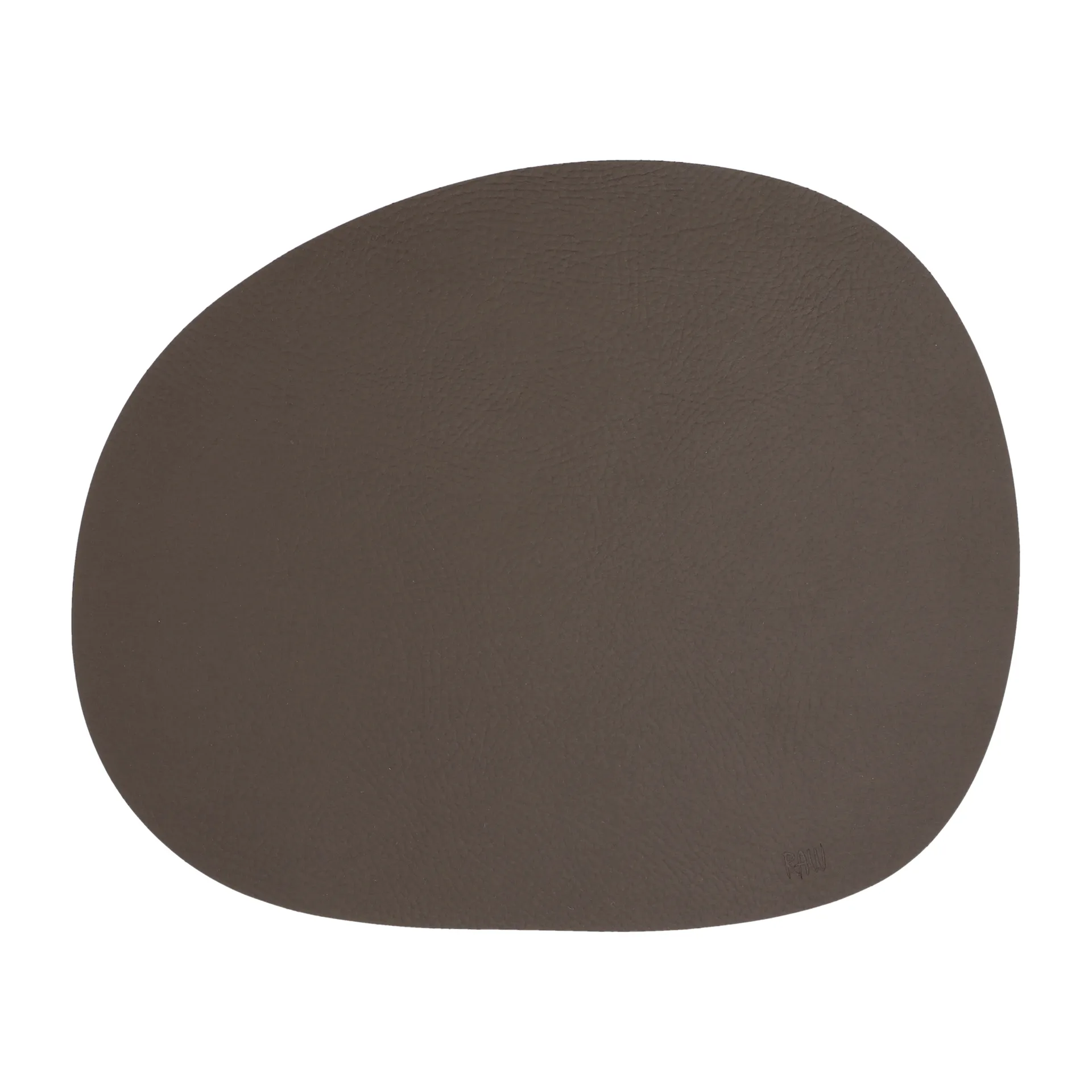 Tovaglietta Raw pelle, Brown buffalo (marrone) Aida