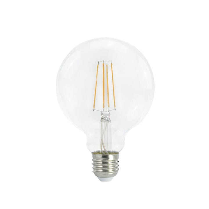 Lampadina a globo Airam Filament LED, dimmerabile con 3 livelli di luminosità - trasparente, funzione di memoria E27, 95 mm, 7 W - Airam