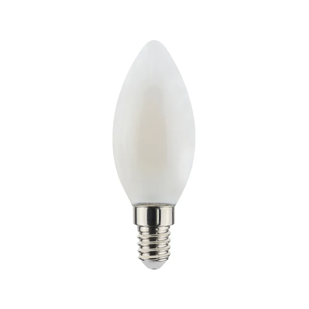 Lampadina C37 per lampadario Airam Filament LED, Opale, dimmerabile e14, 5 w Airam