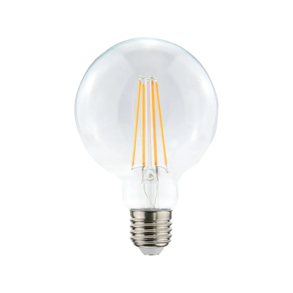 Lampadina LED a bulbo Airam Filament, 95 mm, Trasparente, dimmerabile e27, 4 w Airam