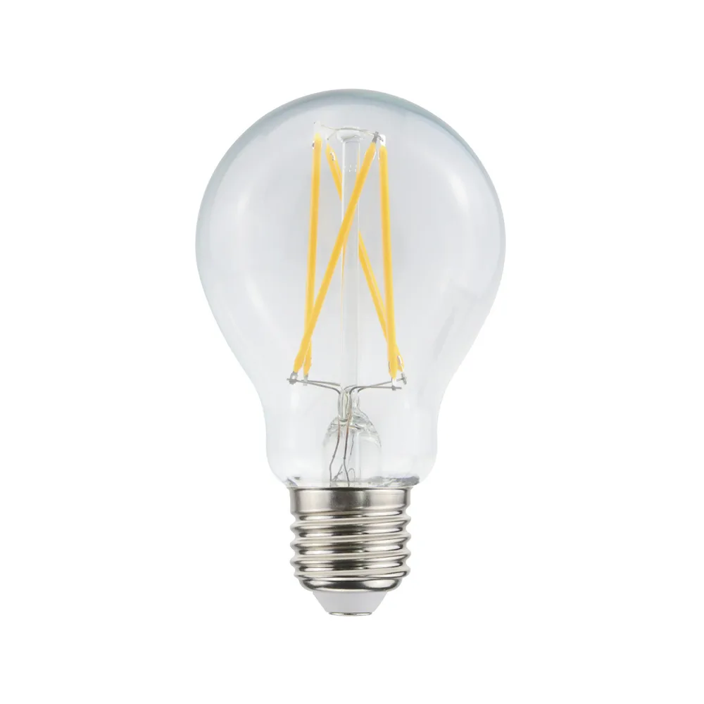 Lampadina LED Airam Filament, trasparente, non dimmerabile, E27 a 4 filamenti, 1 W Airam