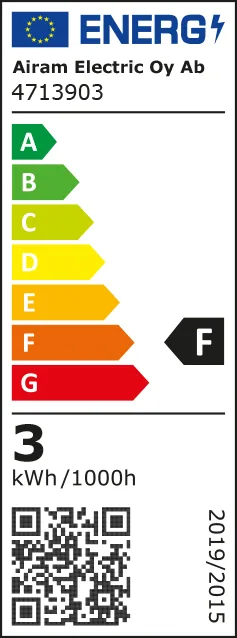 Lampadina LED Airam G9, trasparente, dimmerabile, 2700K 300lm 3W Airam