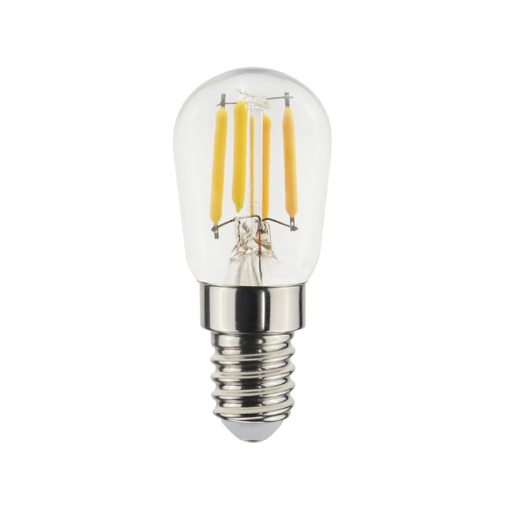 Lampadina LED E14 a pera Airam Filament - trasparente, dimmerabile, a 4 filamenti - Airam