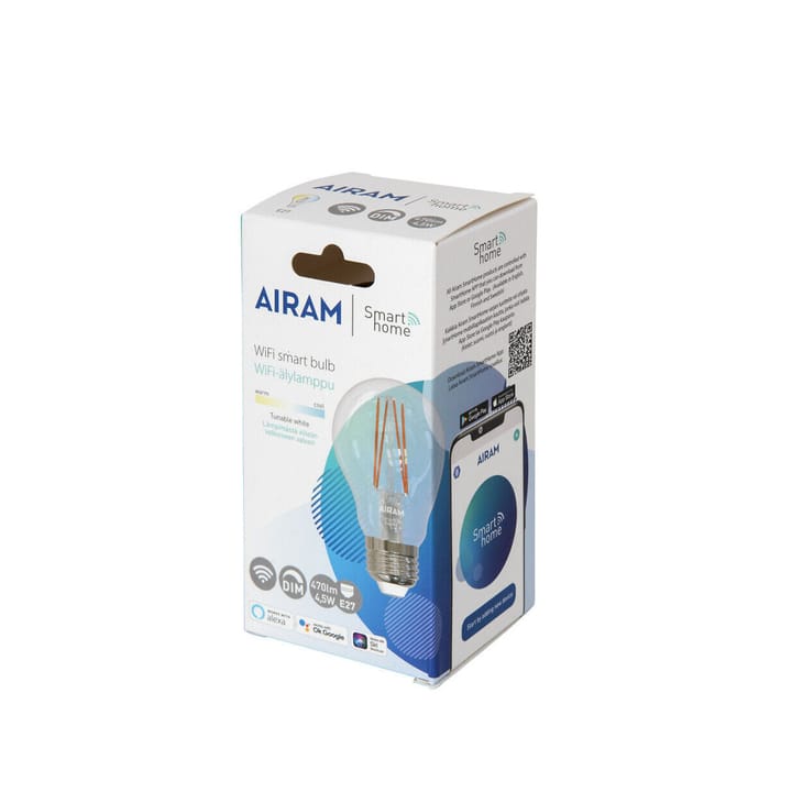 Lampadina LED normale Airam Smarta Hem Filament - trasparente E27, 5 W - Airam