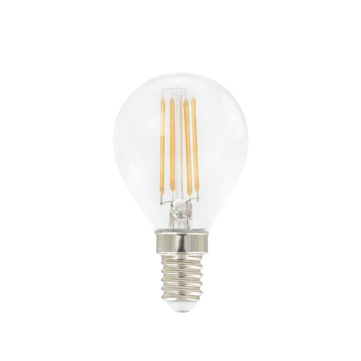 Punto luce Airam Filament con lampadina LED a sfera a 3 livelli di regolazione - trasparente, con memoria, t14 E14, 5 W - Airam