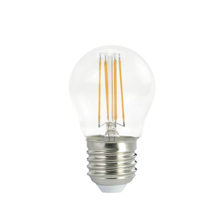 Punto luce Airam FIlament con lampadina LED a sfera E27 - trasparente, con memoria, t27 E14, 5 W - Airam