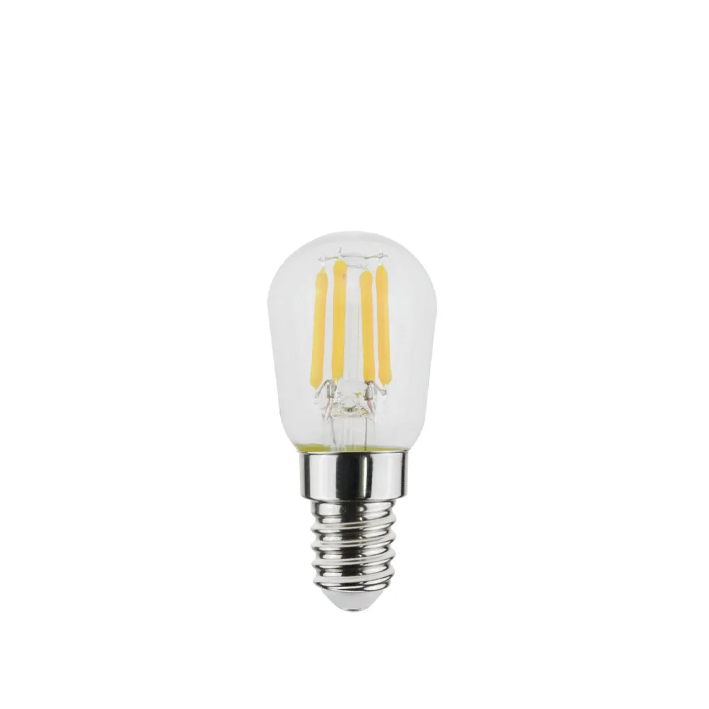 Punto luce Airam Filamente con lampadina LED a pera, trasparente, con memoria, t26 E14, 3 W Airam