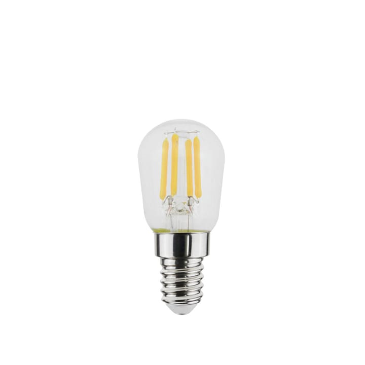 Punto luce Airam Filamente con lampadina LED a pera - trasparente, con memoria, t26 E14, 3 W - Airam