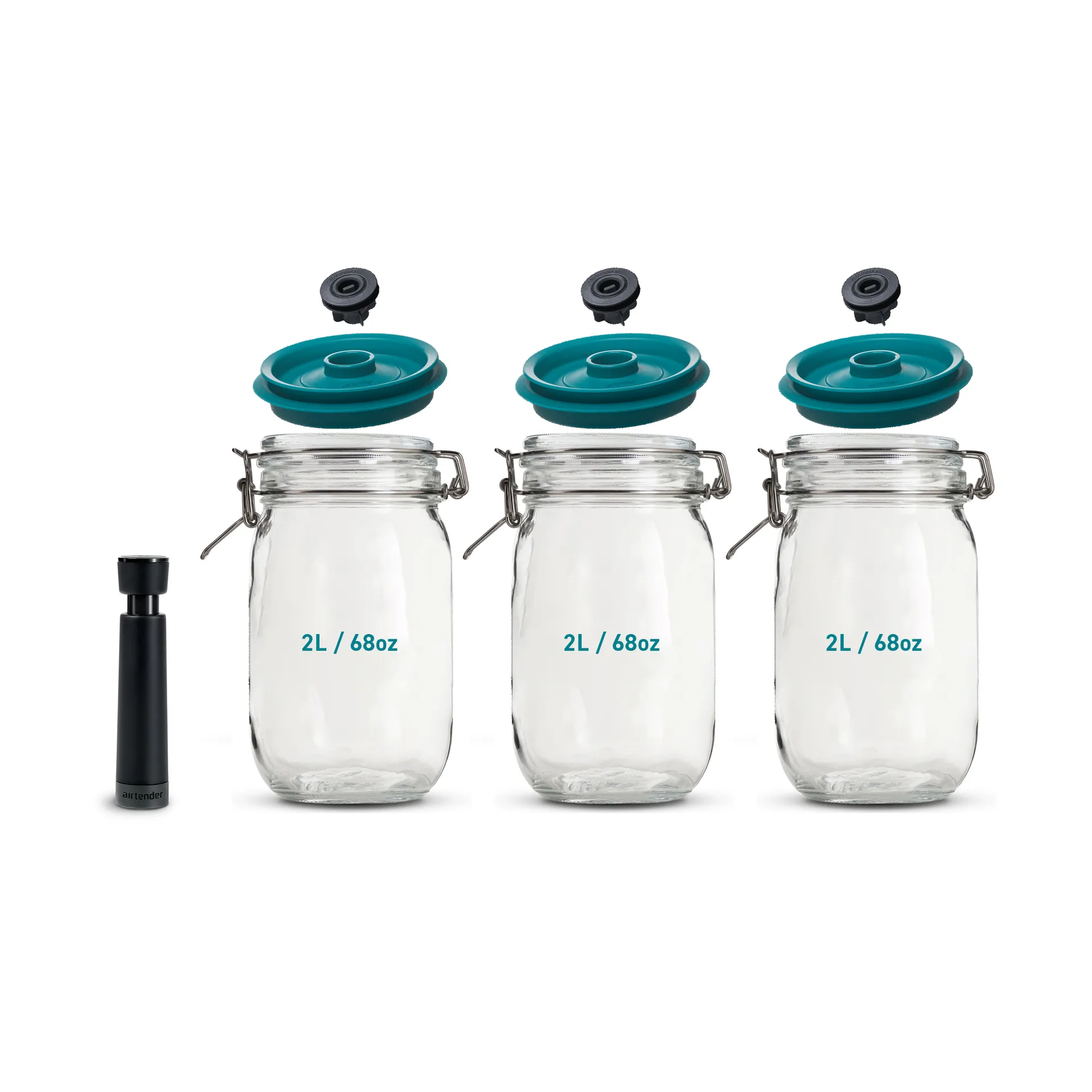 Contenitori sottovuoto Airtender confezione da 3, 2L Airtender