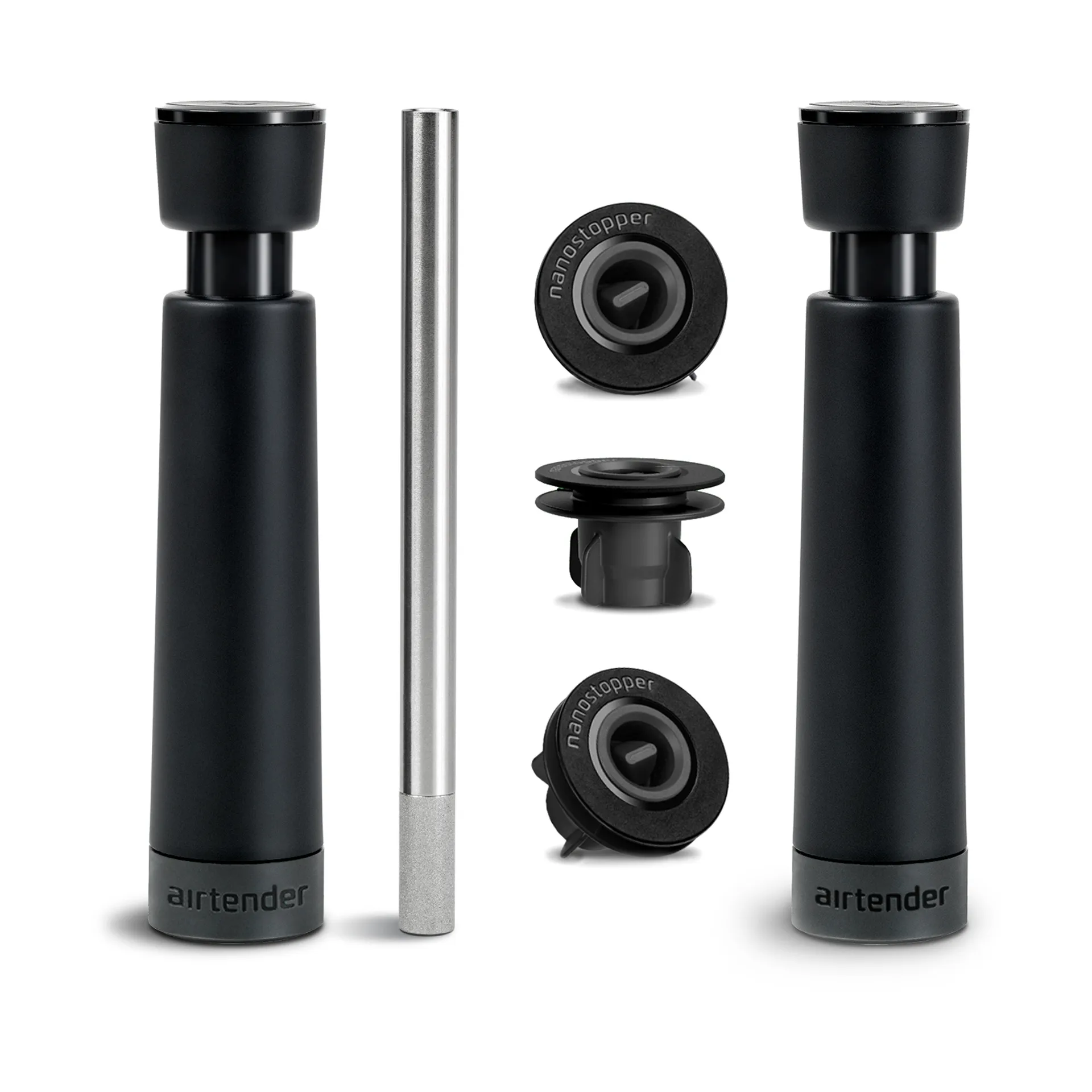 Set aeratore e tappo sottovuoto per amanti del vino, 6 pezzi Airtender