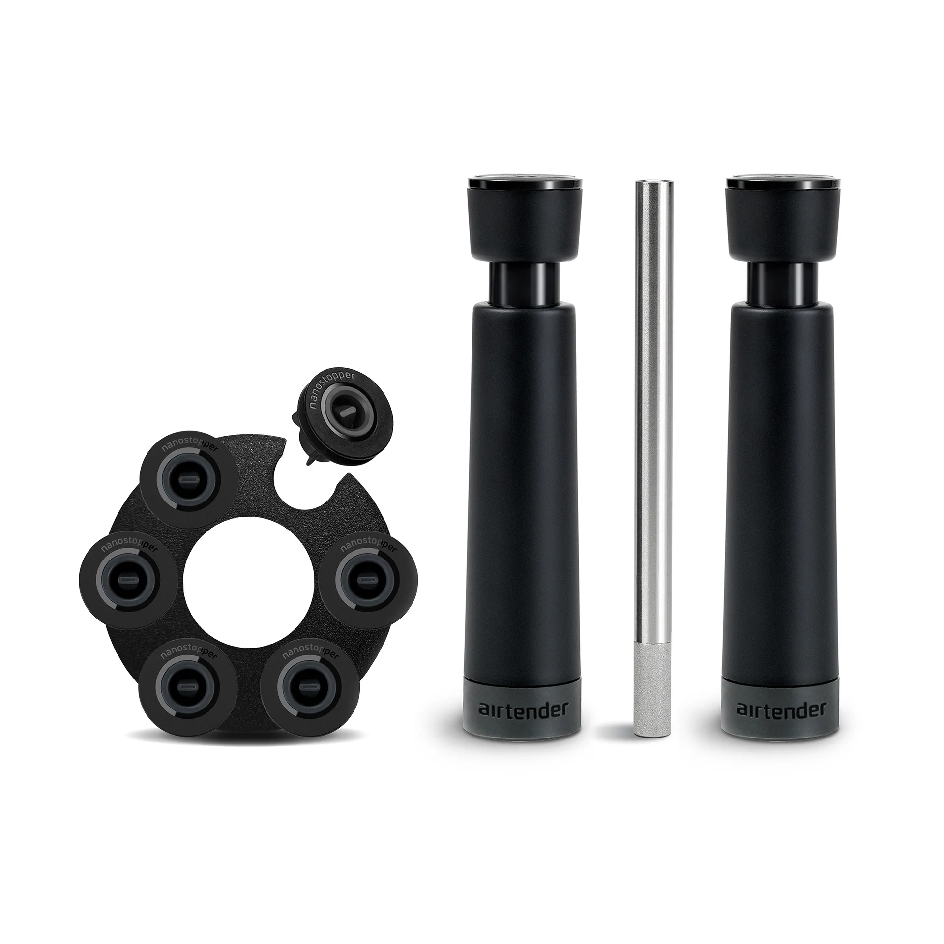 Set regalo aeratore e tappo sottovuoto per amanti del vino, 9 pezzi Airtender