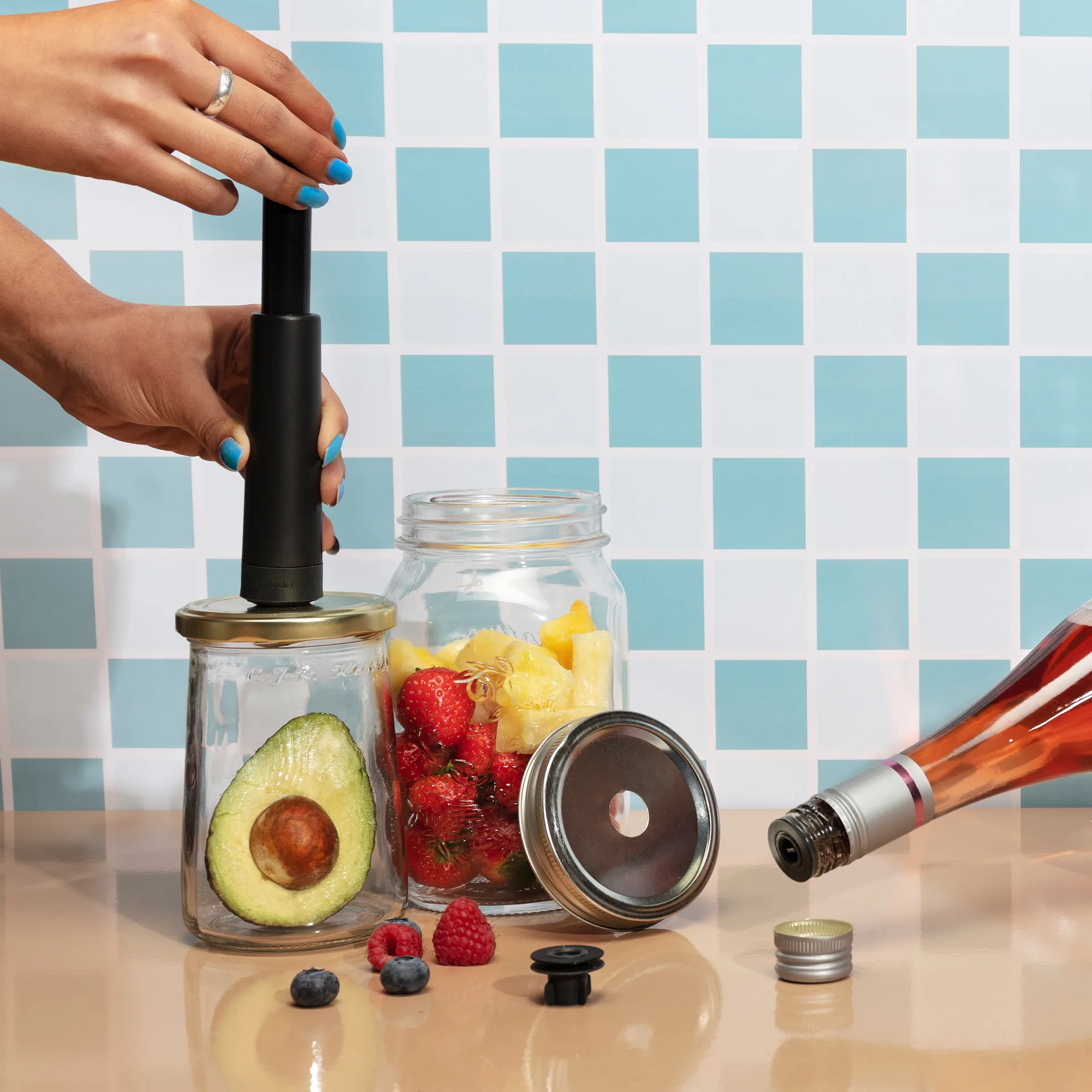 Set regalo aeratore e tappo sottovuoto per amanti del vino, 9 pezzi Airtender