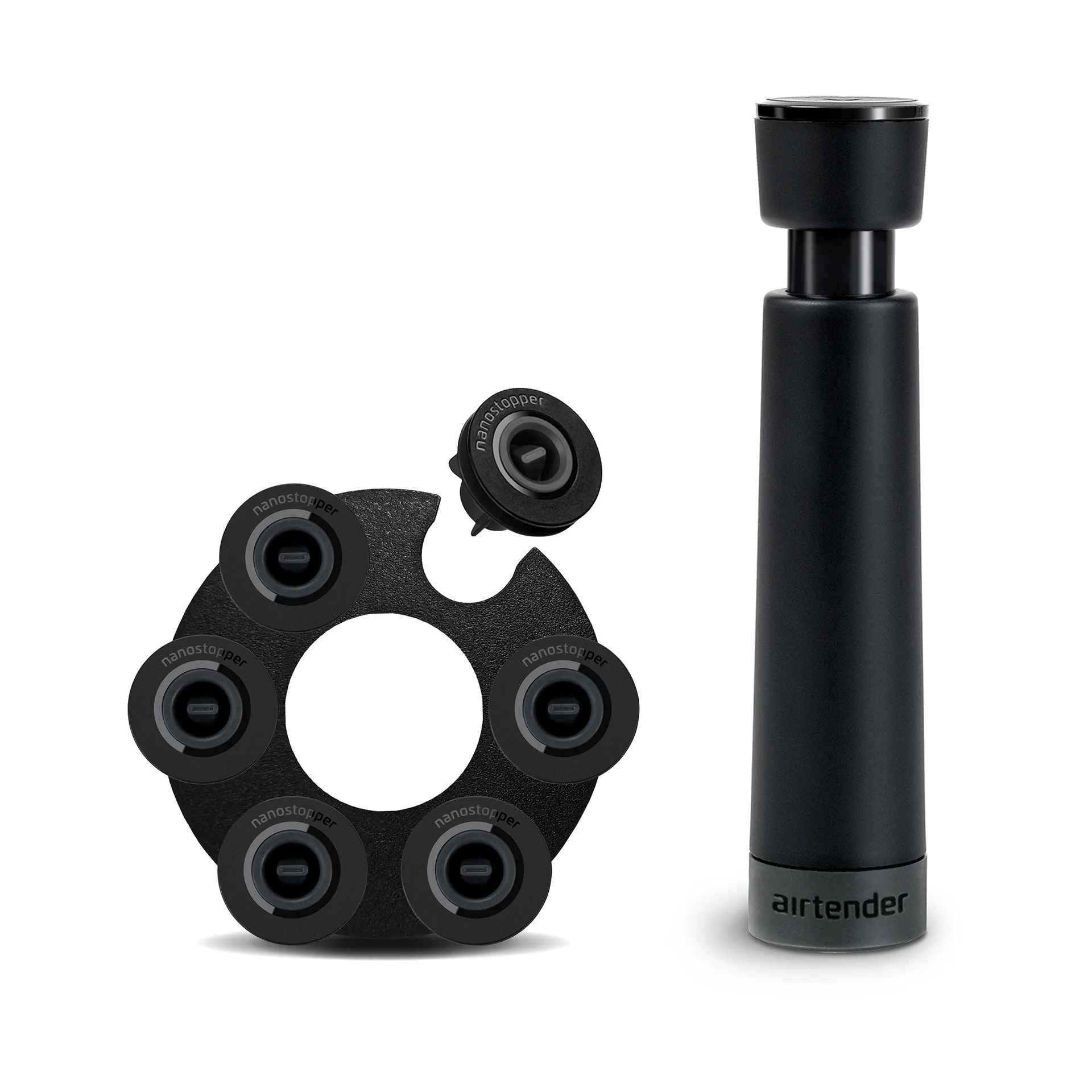 Set regalo per vino con sigillatore sottovuoto Airtender, 6 pezzi Airtender