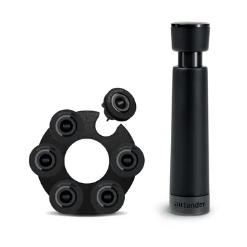 Set regalo per vino con sigillatore sottovuoto Airtender - 6 pezzi - Airtender