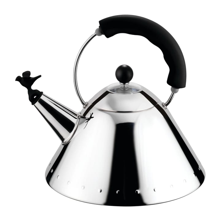 Bollitore Alessi 9093 - Nero-uccello - Alessi