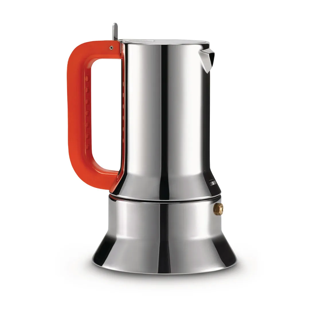 Caffettiera con manico forato 9090, 3 tazze Alessi
