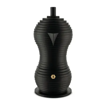 Caffettiera Pulcina, nera - 15 cl, 3 tazze - Alessi