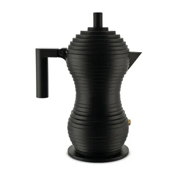 Caffettiera Pulcina, nera - 30 cl, 6 tazze - Alessi