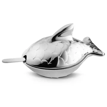 Saliera Colombina Fish - acciaio inossidabile - Alessi