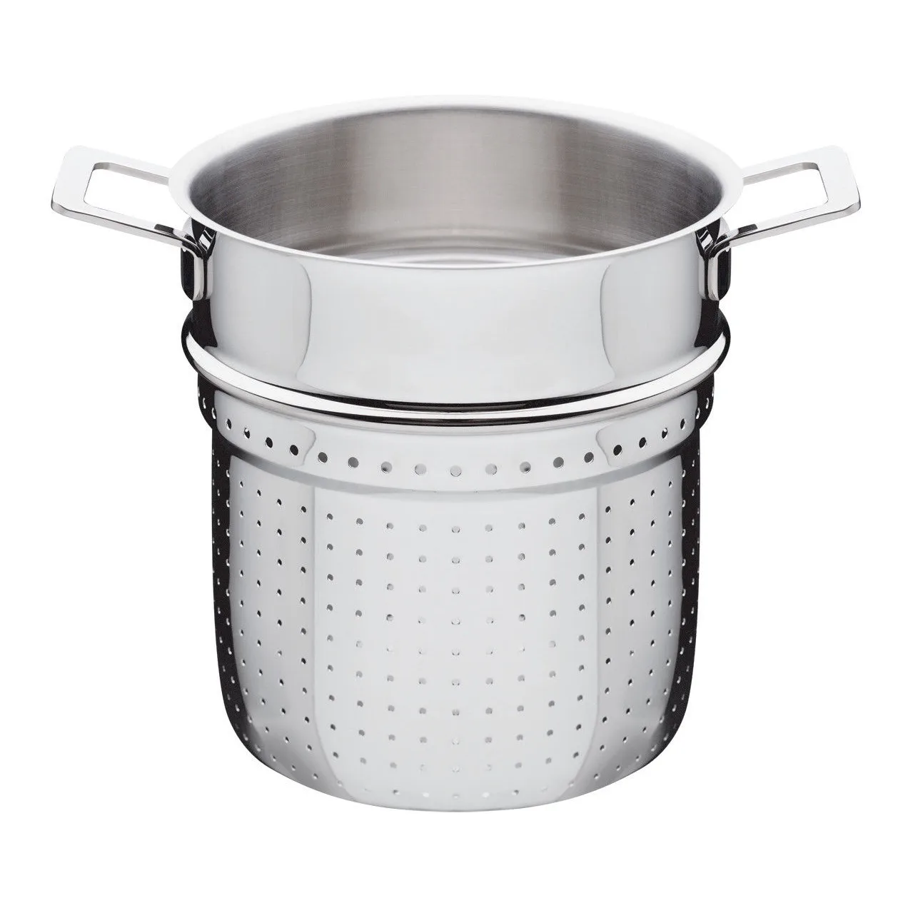 Scolapasta Pots&Pans con inserto per pasta, 5 L Alessi