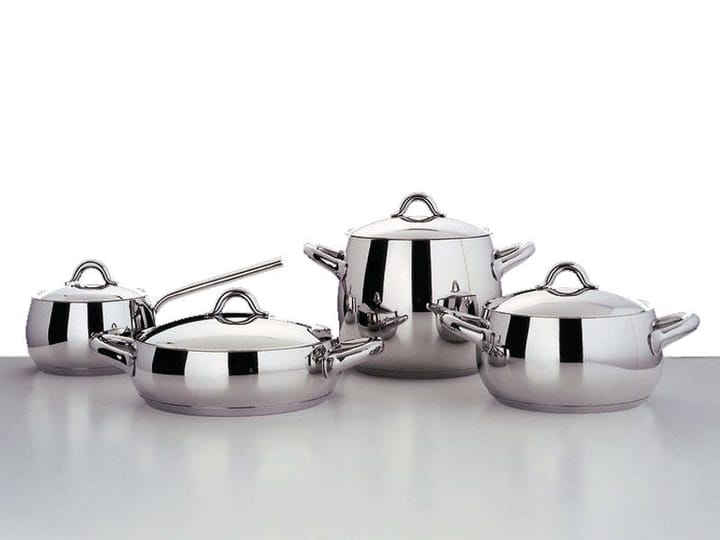 Set pentole Mami 7 pezzi, Acciaio inossidabile Alessi