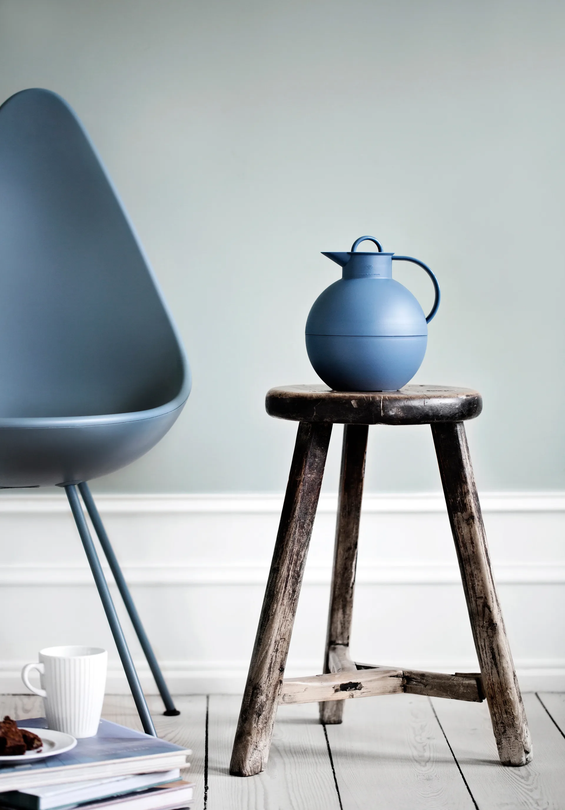 Caraffa termica Kulan, 0,94 L, Blu indaco, satinato Alfi