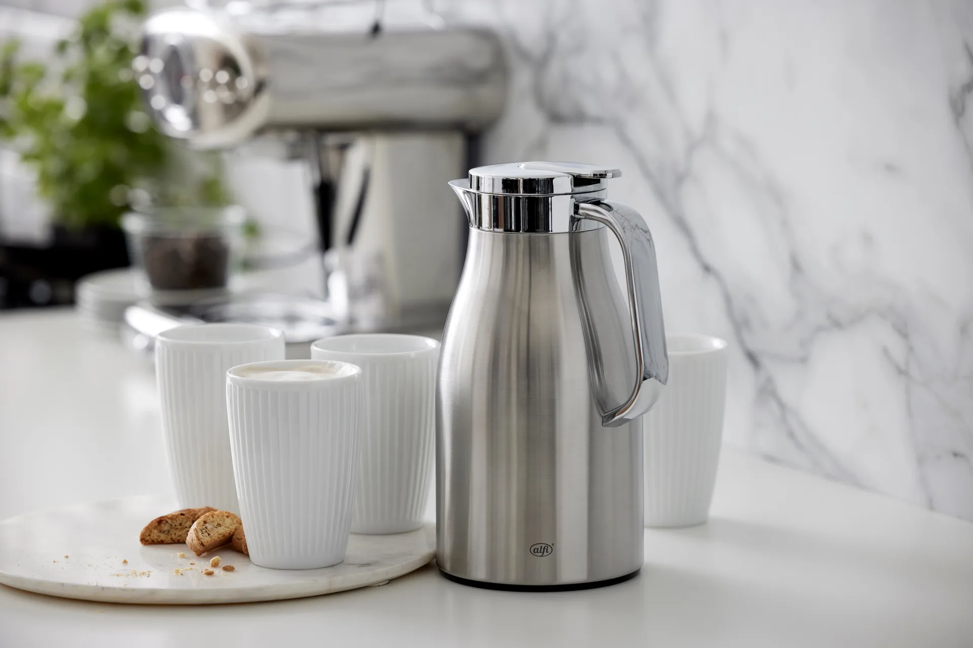 Caraffa termica Skyline, 1 L, Acciaio opaco Alfi