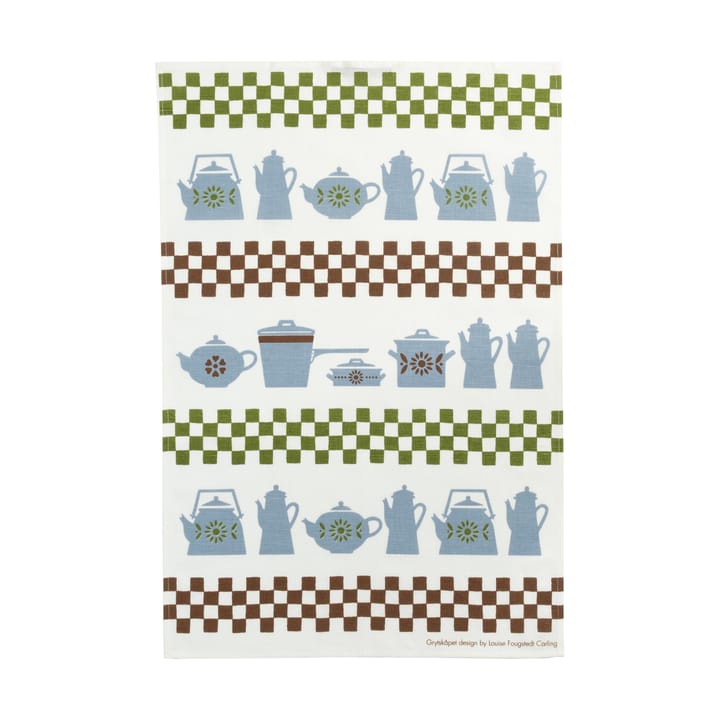 Asciugamano da cucina Grytskåpet 47x70 cm - Multi-blu-verde - Almedahls
