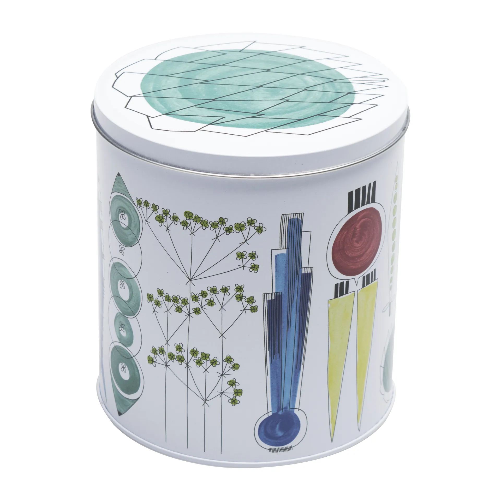 Barattolo rotondo Picknick 13,6x15 cm, Multicolore Almedahls