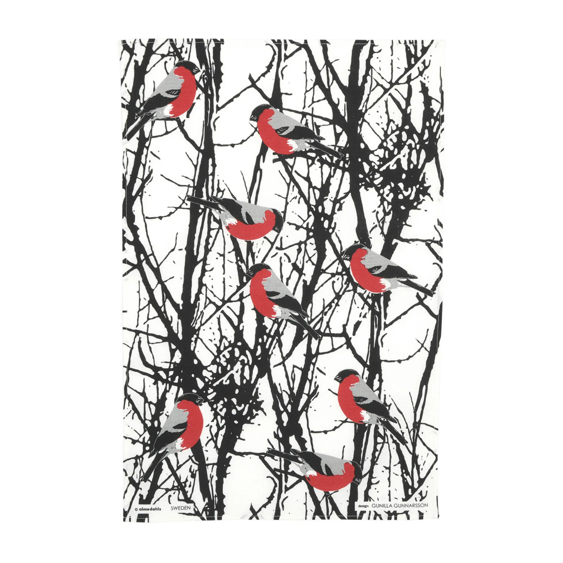 Canovaccio con motivo a uccellini, 47x70 cm Almedahls