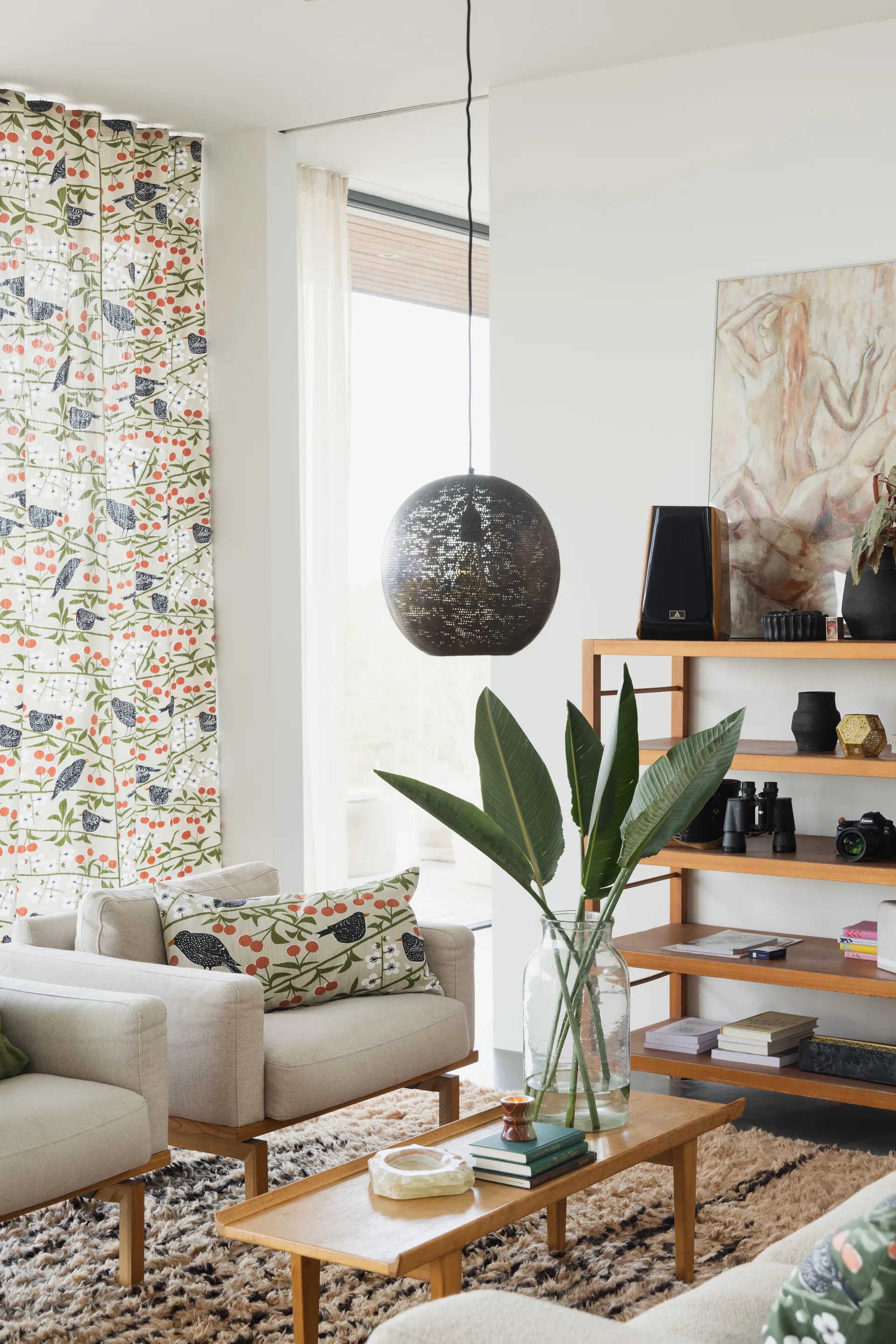 Copricuscino Körsbärsträdgården , Beige, 40x70 cm Almedahls