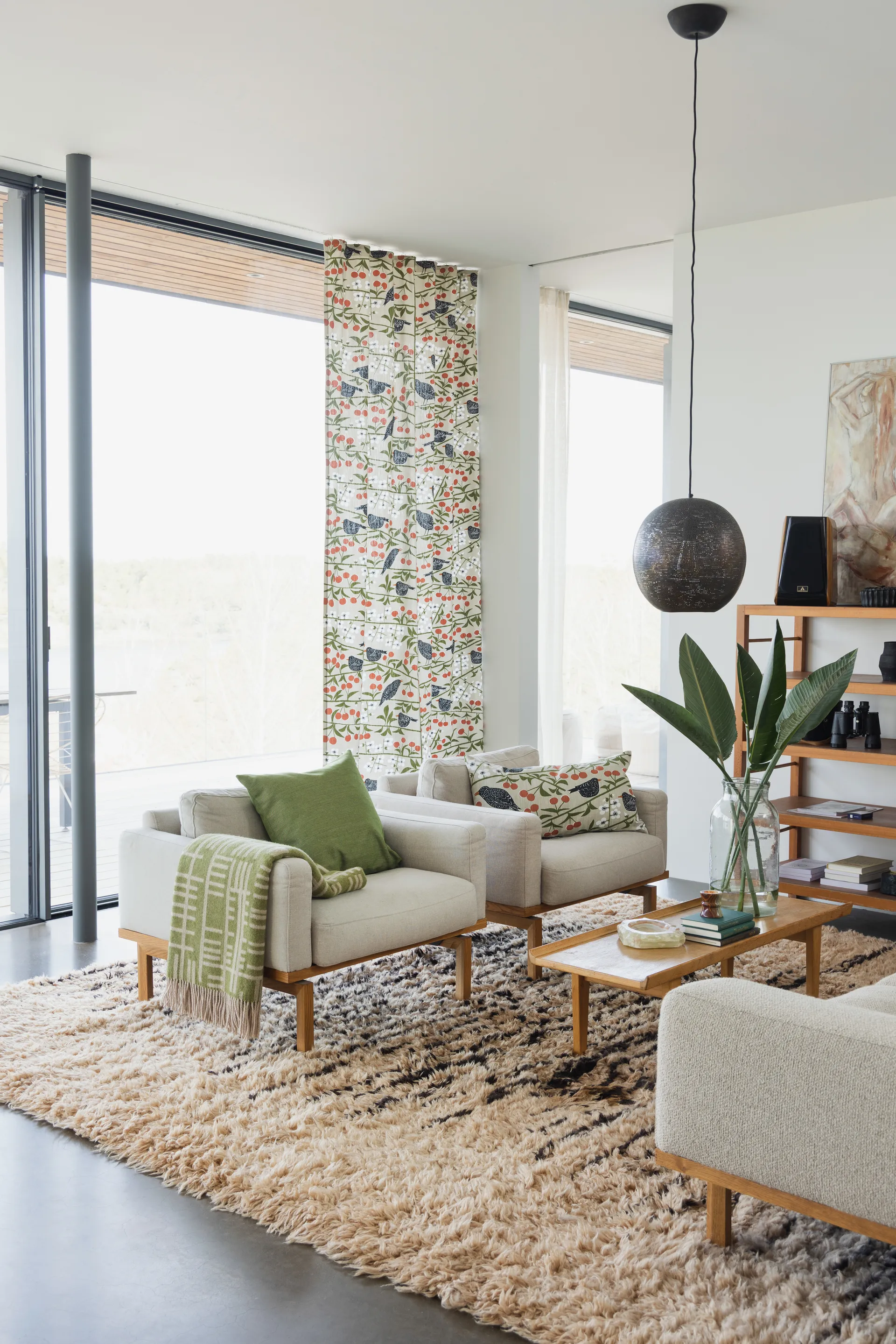 Copricuscino Körsbärsträdgården , Beige, 40x70 cm Almedahls