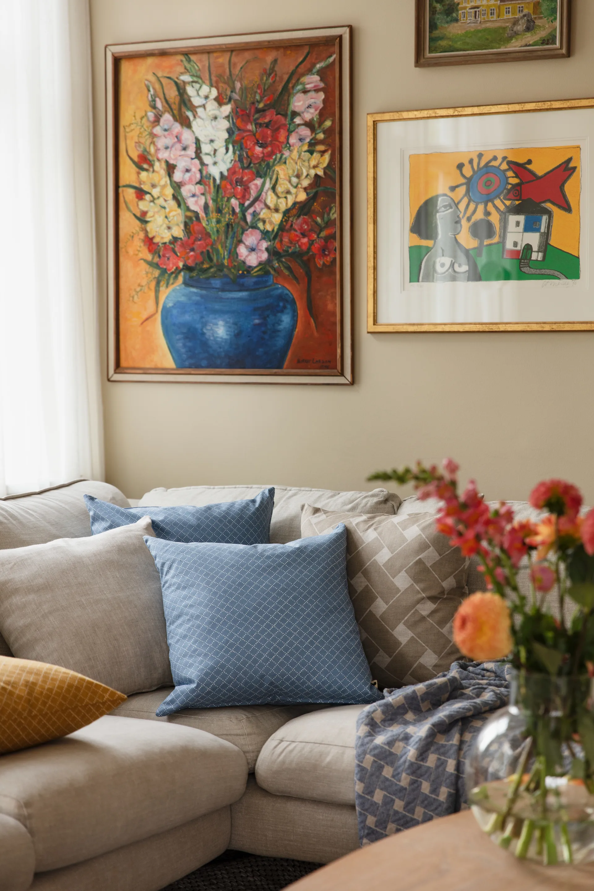 Coprucuscino Prickruta 47x47 cm, Blu Almedahls